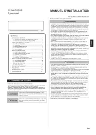 Notice FUJITSU ASHH12KGTG Répartiteur