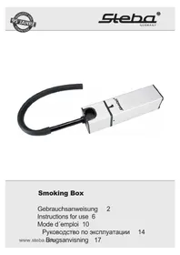 Notice STEBA SMOKING BOX Plaque de grill