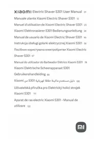 Notice Xiaomi ELECTRIC SHAVER S301 Rasoir