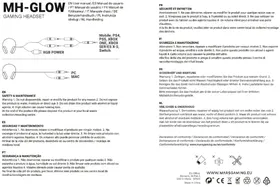 Notice Mars Gaming MHGLOW Ecouteur