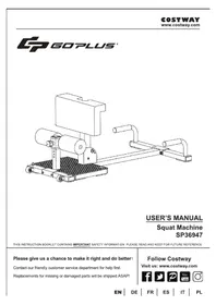 Notice COSTWAY SP36947 Équipement de fitness