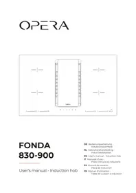 Notice Opera FONDA 830 DFO83C1 Cuisinière