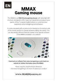 Notice Mars Gaming MMAXW Souris