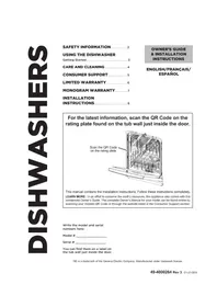 Notice Café CDT875P2NS1 Lave-vaisselle