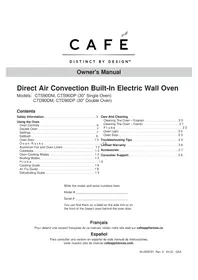 Notice Café CTD90DP2NS1 Four