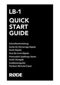 Notice Røde LB-1 Chargeur de batterie