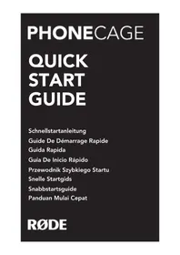 Notice Røde PHONE CAGE Trépied