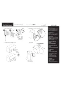 Notice Bluesound WM125 Support mural