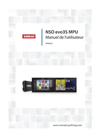 Notice SIMRAD NSO EVO3S MPU Détecteur de poissons