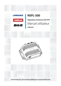 Notice SIMRAD NSPL-500 Radio VHF / marine