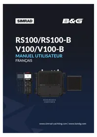 Notice SIMRAD RS100-B Radio VHF / marine