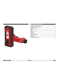 Notice MILWAUKEE RD1200 Niveau laser