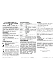 Notice TECHNAXX TX-251 Camping