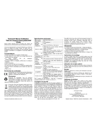 Notice TECHNAXX TX-252 Camping