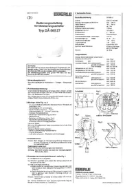 Notice Eberle DÄ 565 28 Commutateur