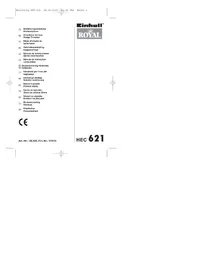Notice EINHELL ROYAL HEC 621 Taille-haies