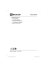 Notice EINHELL GC-EL 2300 E Souffleur