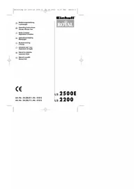 Notice EINHELL ROYAL LS 2500 E Souffleur