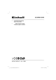 Notice EINHELL GC-BRM 46 MS Tondeuse à gazon