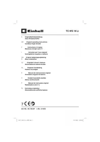 Notice EINHELL TC-WS 18 LI Broyeur