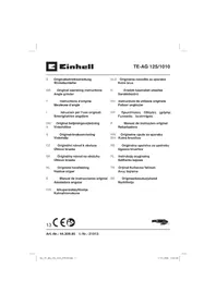 Notice EINHELL TE-AG 125/1010 Broyeur