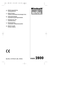 Royal HWW 2800 EINHELL