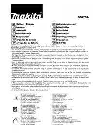 Notice MAKITA DC07SA Chargeur de piles