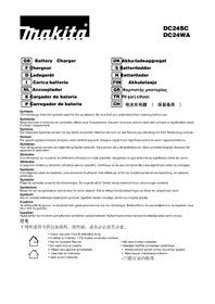 Notice MAKITA DC24SC Chargeur de piles