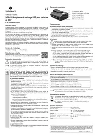 Notice Toolcraft SGA-010 Chargeur téléphone portable