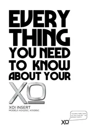 Notice XO XOI28SC Basket