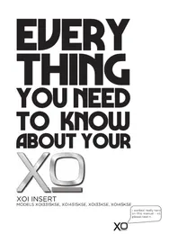 Notice XO XOI45KSE Basket