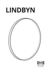 Notice IKEA LINDBYN 705.904.48 Mirroir