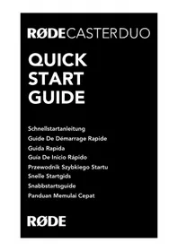 Notice Røde RØDECASTER DUO Table de mixage