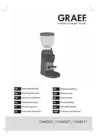 Notice GRAEF CM8002 Moulin à café