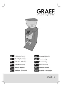 Notice GRAEF CM1116 Moulin à café