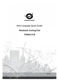 Notice CONCEPTRONIC THANA01B Système de refroidissement pour ordinateur portable