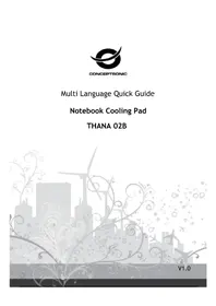 Notice CONCEPTRONIC THANA02B Système de refroidissement pour ordinateur portable
