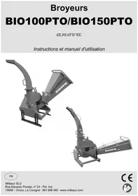 Notice Anova BIO150PTO Hacheuse mécanique