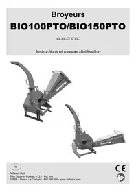 Notice Anova BIO100PTO Hacheuse mécanique