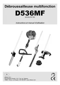 Notice Anova D536MF Taille-haies