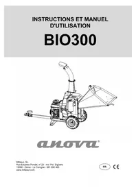 Notice Anova BIO300 Hacheuse mécanique