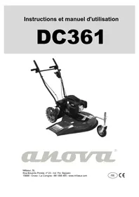 Notice Anova DC361 Tondeuse à gazon