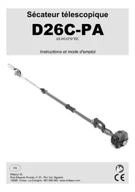 Notice Anova D26C-PA Scie