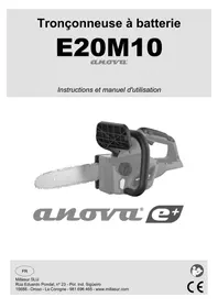 Notice Anova E20M10 Scie