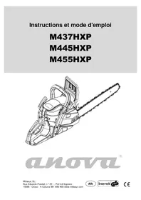 Notice Anova M445HXP Scie