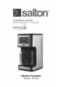 Notice Salton FC2149 Machine à café