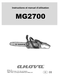 Notice Anova MG2700 Scie