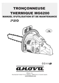 Notice Anova MG6200 Scie