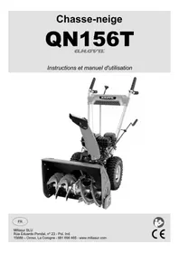Notice Anova QN156T Souffleur à neige
