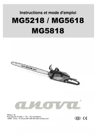 Notice Anova MG5818 Scie